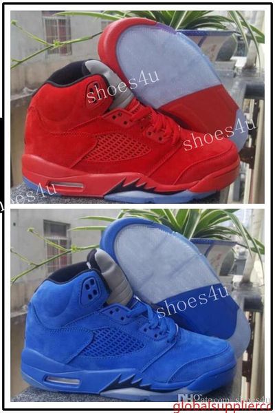 men 5 v raging bull red suede tongue reflect basketball shoes 5s bull blue sneakers shoes size 41-47 with shoes box
men 5 v raging bull red suede tongue reflect basketball shoes 5s bull blue sneakers shoes size 41-47 with shoes box