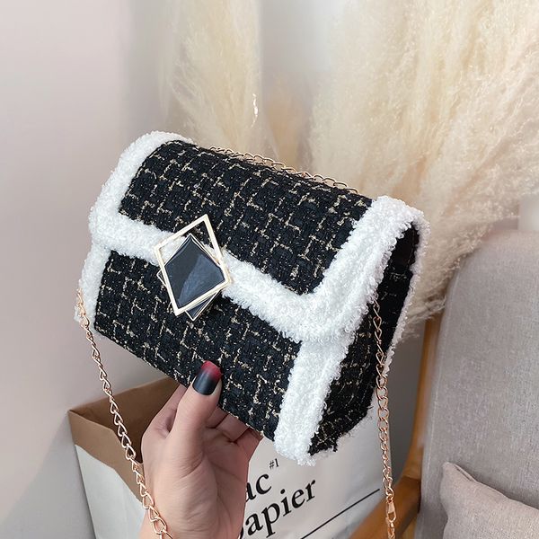 luxury chain women bag winter wool plaid fur feather shoulder bags flap box women handbags messenger crossbody party clutch bags
luxury chain women bag winter wool plaid fur feather shoulder bags flap box women handbags messenger crossbody party clutch bags