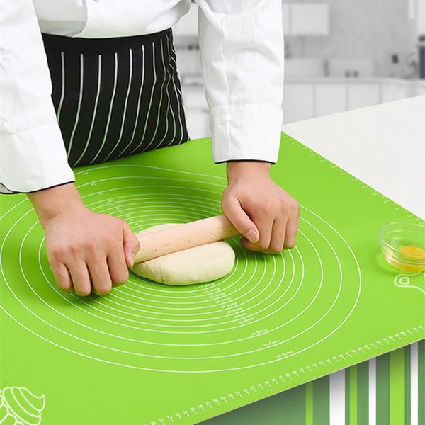 50*40cm silicone kneading dough mat scale non-stick kitchen tool cake board large soft high temperature dough pad kitchen tool
50*40cm silicone kneading dough mat scale non-stick kitchen tool cake board large soft high temperature dough pad kitchen tool