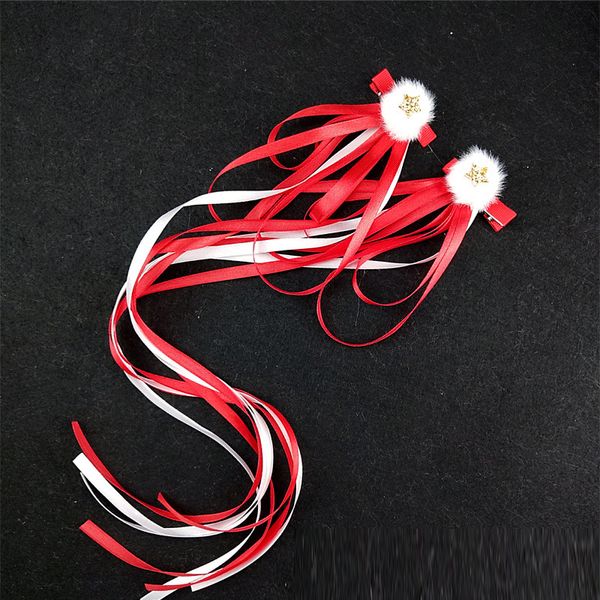 vintage retro long ribbon pompon headwear hairclip anime costume wedding birthday party accessories, Slivery;white
vintage retro long ribbon pompon headwear hairclip anime costume wedding birthday party accessories, Slivery;white