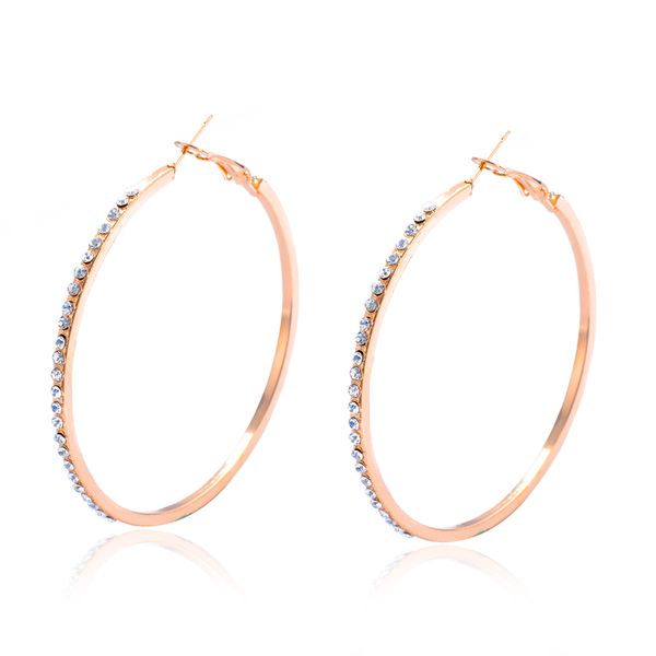 hoop earrings with rhinestone circle earrings punk style fashion celebrity hoop for women jewelry pendientes, Golden;silver
hoop earrings with rhinestone circle earrings punk style fashion celebrity hoop for women jewelry pendientes, Golden;silver