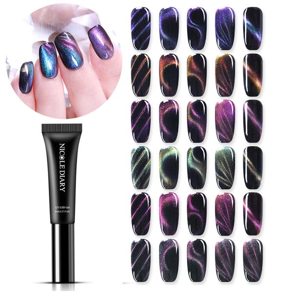 nicole diary shimmer cat eyes nail gel polish 5d soak off long lasting nail art gel lamp varnish for uv led decoration, Red;pink
nicole diary shimmer cat eyes nail gel polish 5d soak off long lasting nail art gel lamp varnish for uv led decoration, Red;pink