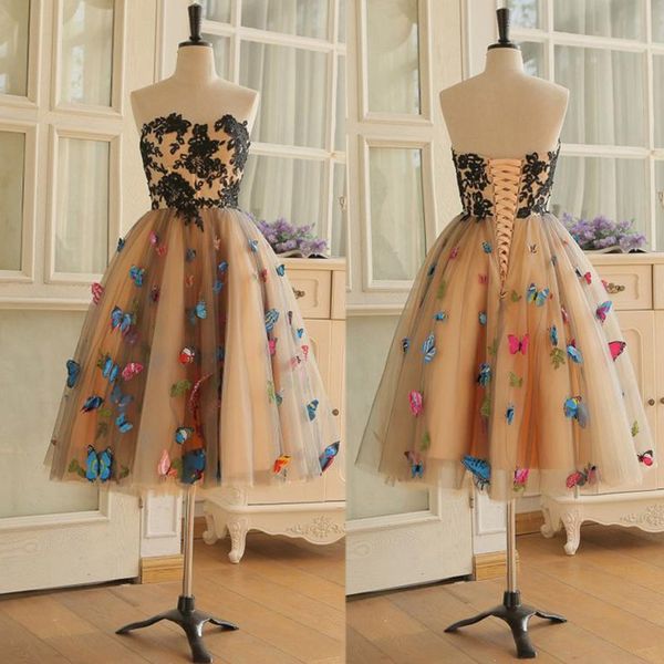 aso ebi style strapless cocktail dresses lace tea length applique 2020 a line short party gowns, Black
aso ebi style strapless cocktail dresses lace tea length applique 2020 a line short party gowns, Black