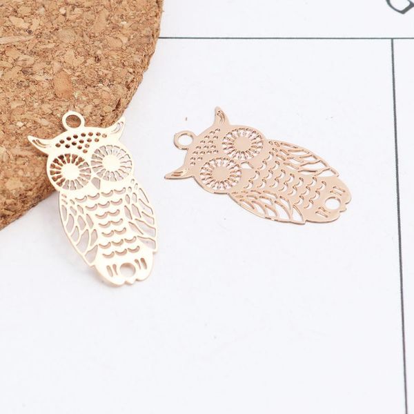 doreenbeads 10 pcs copper charms pendant dull silver gold color owl animal filigree stamping jewelry accessories 24mm x 13mm
doreenbeads 10 pcs copper charms pendant dull silver gold color owl animal filigree stamping jewelry accessories 24mm x 13mm