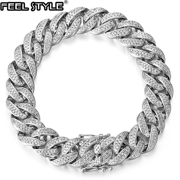 hip hop gold 13mm cz bling iced out cubic zirconia geometric cuban miami chain bracelets for men jewelry, Black
hip hop gold 13mm cz bling iced out cubic zirconia geometric cuban miami chain bracelets for men jewelry, Black