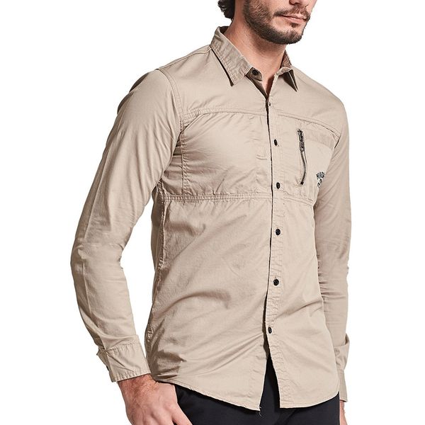 new spring autumn men shirt long sleeve solid color lapel zipper shirt outdoor casual large size, Gray;blue
new spring autumn men shirt long sleeve solid color lapel zipper shirt outdoor casual large size, Gray;blue