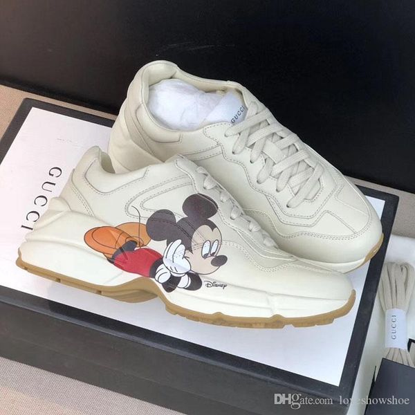 fashion luxury 2020 new men's jogging shoes classic print casual basketball sneakers women's outdoor sneakers size 35-45, Black