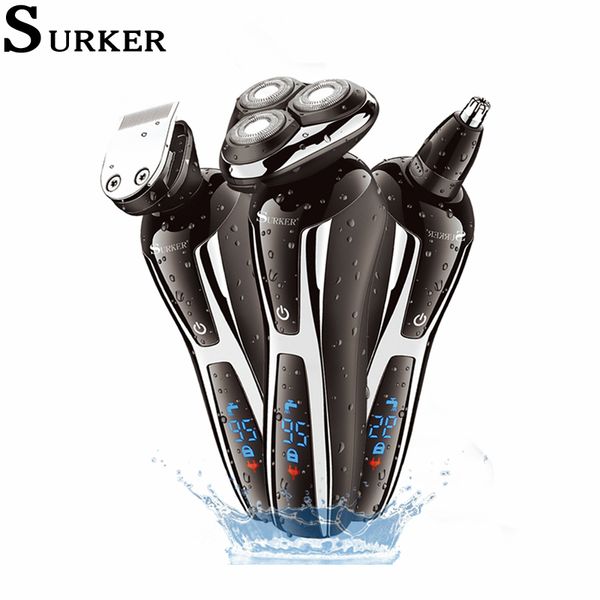 surker electric shaver for men usb quick rechargeable ipx5 waterproof 3 in 1 rotary shavers maquina afeitar rscx-958803
surker electric shaver for men usb quick rechargeable ipx5 waterproof 3 in 1 rotary shavers maquina afeitar rscx-958803