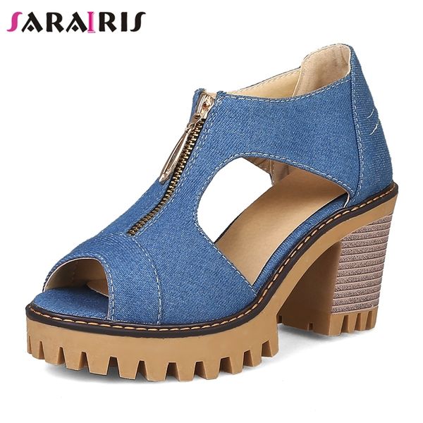 sarairis new brand zipper platform sandals women 2019 summer large size 34-43 denim women high heels shoes woman, Black
sarairis new brand zipper platform sandals women 2019 summer large size 34-43 denim women high heels shoes woman, Black