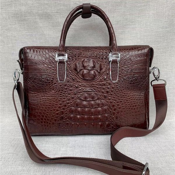 exotic crocodile skin businessmen lapbriefcase man large shoulder bag authentic alligator leather male handle handbag
exotic crocodile skin businessmen lapbriefcase man large shoulder bag authentic alligator leather male handle handbag
