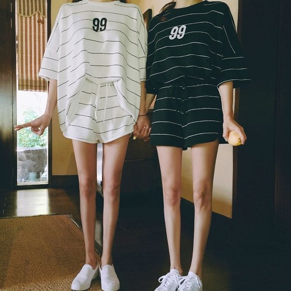 number number girlfriends home clothes female summer pajamas short-sleeved shorts student suit clothing shorts clothing suit stripes, Blue;red
number number girlfriends home clothes female summer pajamas short-sleeved shorts student suit clothing shorts clothing suit stripes, Blue;red