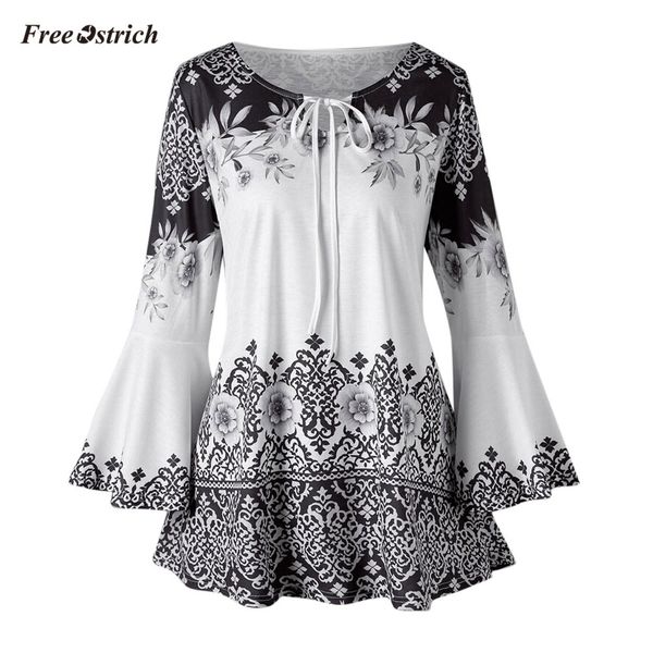 ostrich clothes fashion womens plus size printed flare sleeve blousees keyhole t-shirts long sleeve t-shirt women, White
ostrich clothes fashion womens plus size printed flare sleeve blousees keyhole t-shirts long sleeve t-shirt women, White