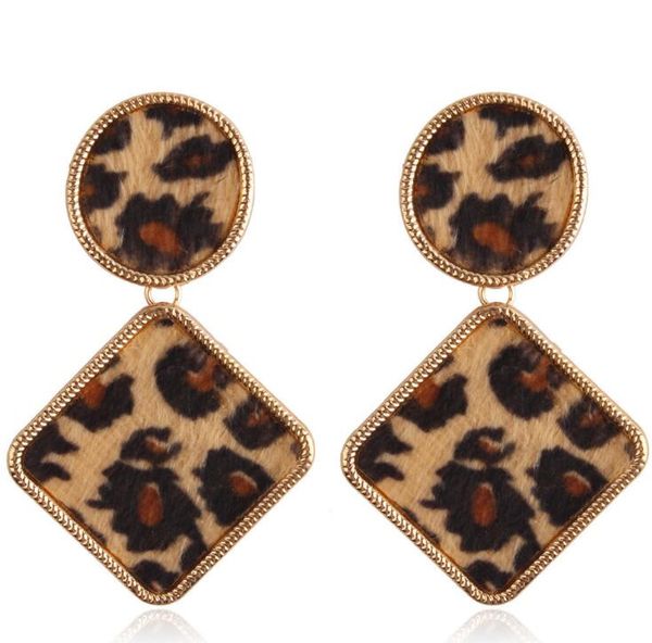 fashion- and the united states exaggerated leopard earrings metal geometric shape hipster fashion creative personality earrings, Silver
fashion- and the united states exaggerated leopard earrings metal geometric shape hipster fashion creative personality earrings, Silver