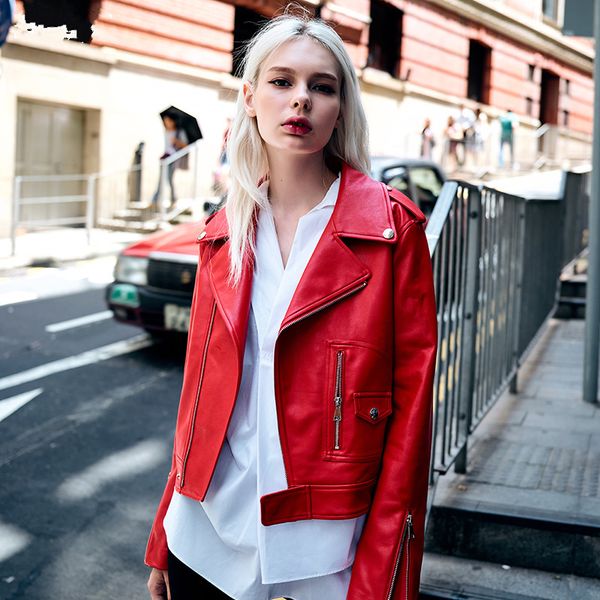 women motorcycle leather jacket fashion autumn short cropped biker baseball pu jacket female casual zipper basic streetwear coat, Black
women motorcycle leather jacket fashion autumn short cropped biker baseball pu jacket female casual zipper basic streetwear coat, Black