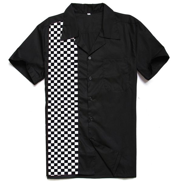fashion mosaic printed men's cotton casual black white tartan plaid panel cowboy hip hop rockabilly shirts camisa masculina, White;black
fashion mosaic printed men's cotton casual black white tartan plaid panel cowboy hip hop rockabilly shirts camisa masculina, White;black