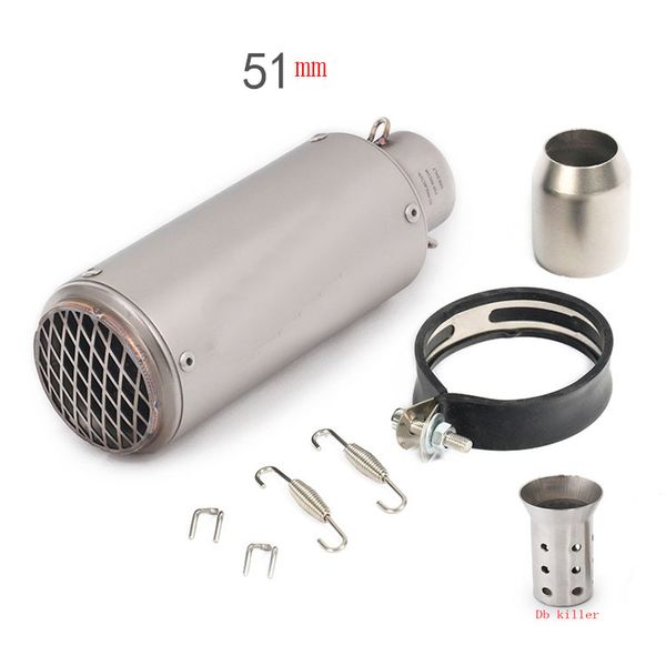 universal 51mm motorcycle exhaust pipe muffler modified project escape exhaust with db killer for k7 k8 z650 r6 gsr600 mt07
universal 51mm motorcycle exhaust pipe muffler modified project escape exhaust with db killer for k7 k8 z650 r6 gsr600 mt07
