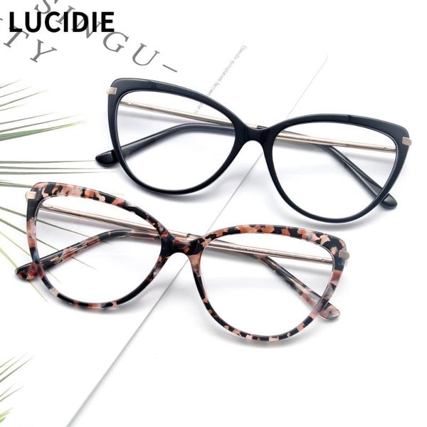 lucidie retro cat eye transparent glasses frame for women optical spectacle oversized computer glasses metal eyewear frame, Black
lucidie retro cat eye transparent glasses frame for women optical spectacle oversized computer glasses metal eyewear frame, Black