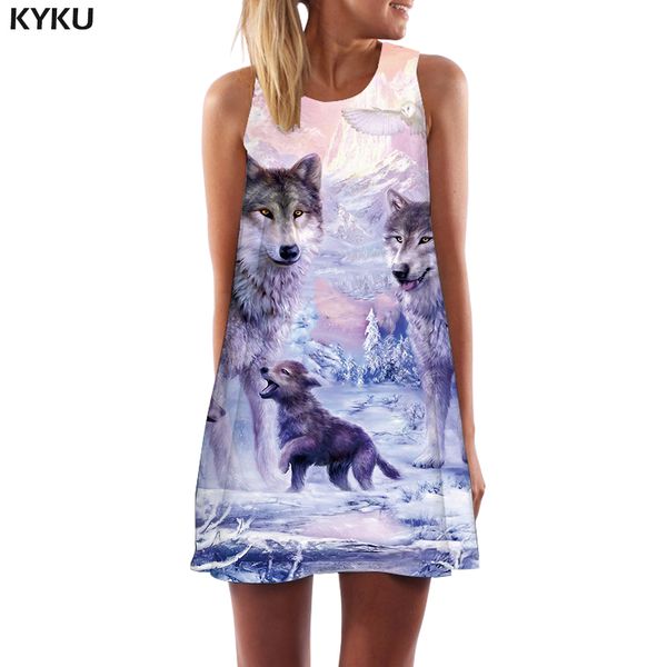 kyku brand wolf dress women love tank animal beach forest mini mountain boho womens clothing casual gothic wrap femme, Black;gray
kyku brand wolf dress women love tank animal beach forest mini mountain boho womens clothing casual gothic wrap femme, Black;gray