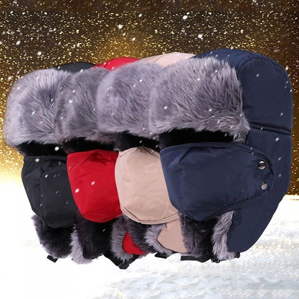 winter hiking caps windproof warm ski snowboard hat thermal thicken balaclava outdoor hunting earflap cap men women bomber hats, Black;white
winter hiking caps windproof warm ski snowboard hat thermal thicken balaclava outdoor hunting earflap cap men women bomber hats, Black;white