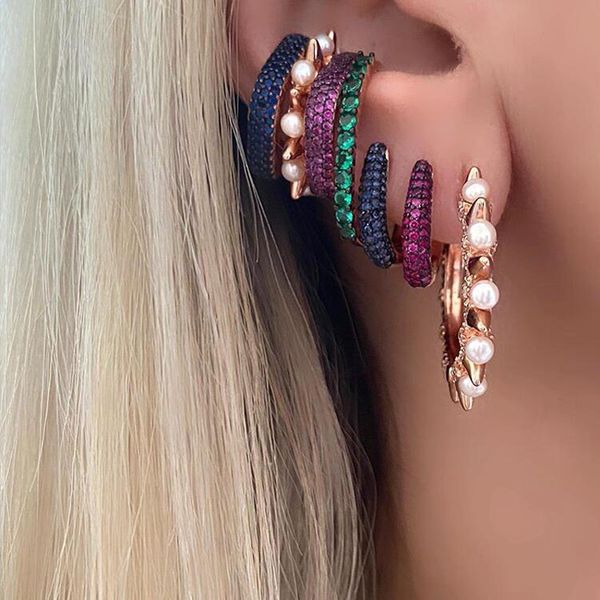 1 piece gold circle white green red black rainbow cz clip on earrings no piercing colorful cz 2020 new fashion women jewelry, Silver
1 piece gold circle white green red black rainbow cz clip on earrings no piercing colorful cz 2020 new fashion women jewelry, Silver