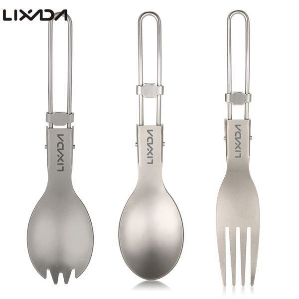 lixada lightweight titanium folding spoon spork outdoor tableware outdoor camping cookware folded flatware for camping picnic
lixada lightweight titanium folding spoon spork outdoor tableware outdoor camping cookware folded flatware for camping picnic