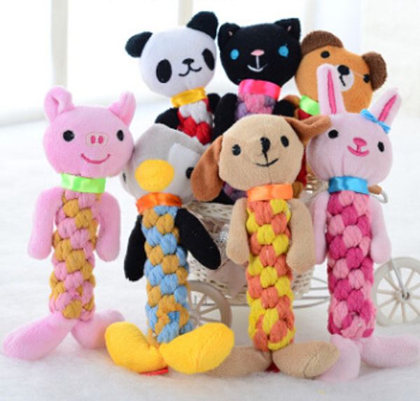 pet cartoon animal cotton knot chew toy dog cat molar sound toys puppy teddy squeaker squeaky rope toy
pet cartoon animal cotton knot chew toy dog cat molar sound toys puppy teddy squeaker squeaky rope toy