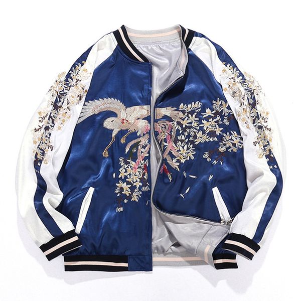 s-xxxl spring loose embroidered jacket yokosuka phoenix embroidered baseball jacket men / women double-side wear silk pilot coat, Black;brown
s-xxxl spring loose embroidered jacket yokosuka phoenix embroidered baseball jacket men / women double-side wear silk pilot coat, Black;brown