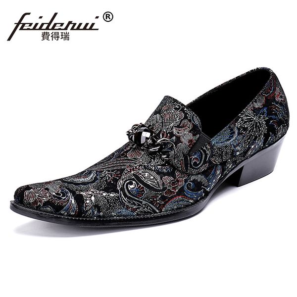 luxury pointed toe slip on man rhinestone loafers british designer cow suede leather wedding party men's high heels shoes sl367, Black
luxury pointed toe slip on man rhinestone loafers british designer cow suede leather wedding party men's high heels shoes sl367, Black
