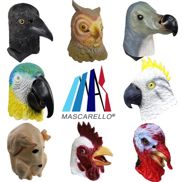 selling cosplay rubber animal mask parrot crow chicken turkey carnival costume head latex bird mask for party
selling cosplay rubber animal mask parrot crow chicken turkey carnival costume head latex bird mask for party
