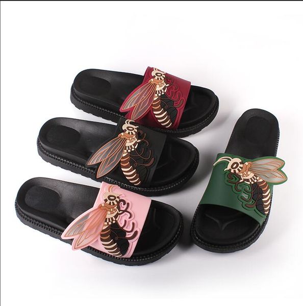 platform sandals 2018 summer elegant lady women flat sandal bees slippers ing, Black
platform sandals 2018 summer elegant lady women flat sandal bees slippers ing, Black