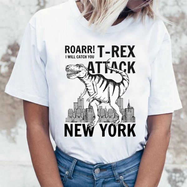 women tshirt painting vintage dinosaur print fashion woman harajuku streetwear kawaii camisas tee shirt t female t-shirt, White
women tshirt painting vintage dinosaur print fashion woman harajuku streetwear kawaii camisas tee shirt t female t-shirt, White