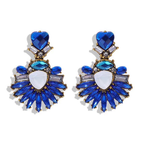 women earrings flower earrings with colored diamonds super flashy as a gift for women 2020 new3, Silver
women earrings flower earrings with colored diamonds super flashy as a gift for women 2020 new3, Silver
