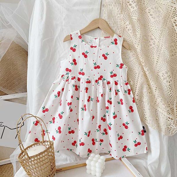 new floral sweet girl princess dress summer kid girls dress children party suits cherry costume children clothing, Red;yellow
new floral sweet girl princess dress summer kid girls dress children party suits cherry costume children clothing, Red;yellow