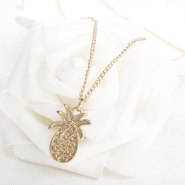 fashion design pineapple pendant necklace for women girl vintage fruit cute link chain necklace golden color x71, Silver
fashion design pineapple pendant necklace for women girl vintage fruit cute link chain necklace golden color x71, Silver
