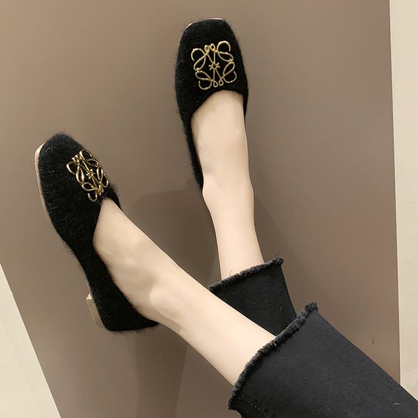 spring autumn women flats wool slip on shoes woman loafers metal boat shoes white ladies fur zapatos mujer n7771g, Black
spring autumn women flats wool slip on shoes woman loafers metal boat shoes white ladies fur zapatos mujer n7771g, Black