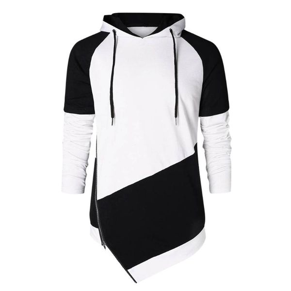 autumn man hoodies long sleeve patchwork long drawstring hooded sweatshirts irregular hip hop hoodie harajuku clothing pullover, Black
autumn man hoodies long sleeve patchwork long drawstring hooded sweatshirts irregular hip hop hoodie harajuku clothing pullover, Black