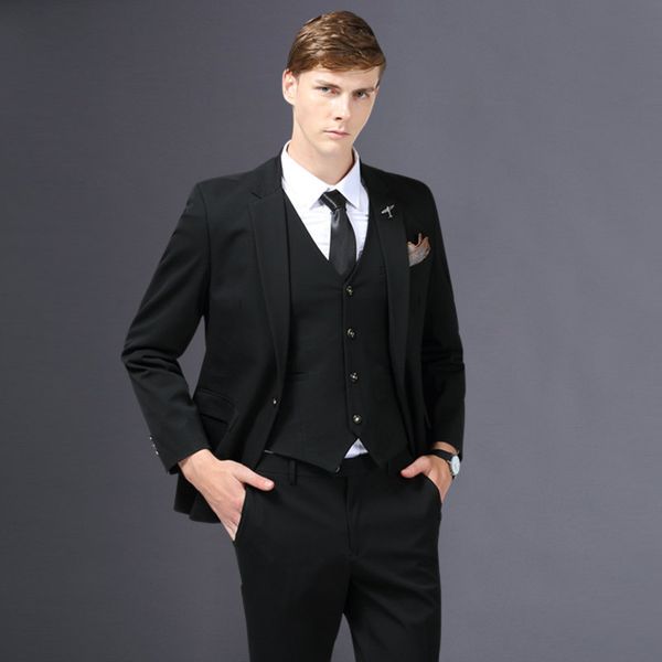 suit male suit business leisure 3 piece set single row one grain buckle wedding banquet groom dress man pack, White;black
suit male suit business leisure 3 piece set single row one grain buckle wedding banquet groom dress man pack, White;black