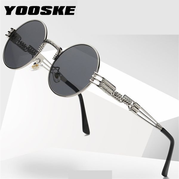 yooske steampunk sunglasses men metal wrap round eyeglasses women brand designer shades steampunk goggles uv400, White;black
yooske steampunk sunglasses men metal wrap round eyeglasses women brand designer shades steampunk goggles uv400, White;black