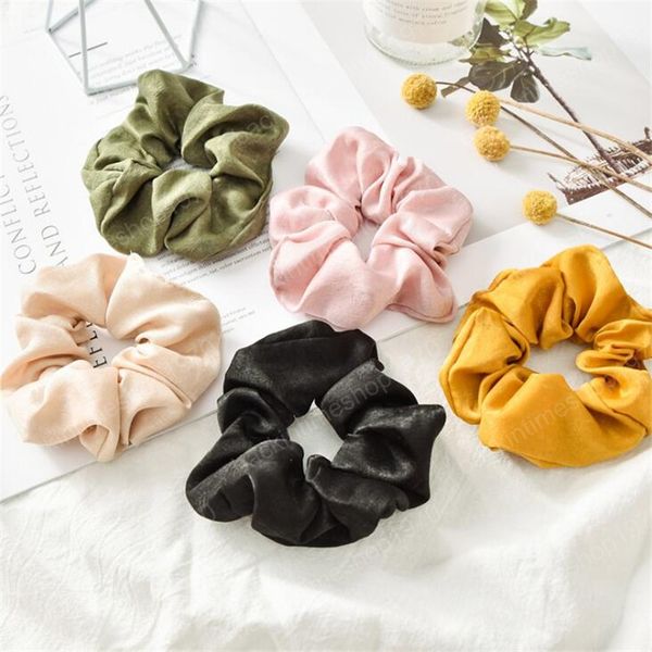 round solid color soft women girls elastic hair bands female elegant korean rubber band scrunchies hair accessories, Slivery;white
round solid color soft women girls elastic hair bands female elegant korean rubber band scrunchies hair accessories, Slivery;white