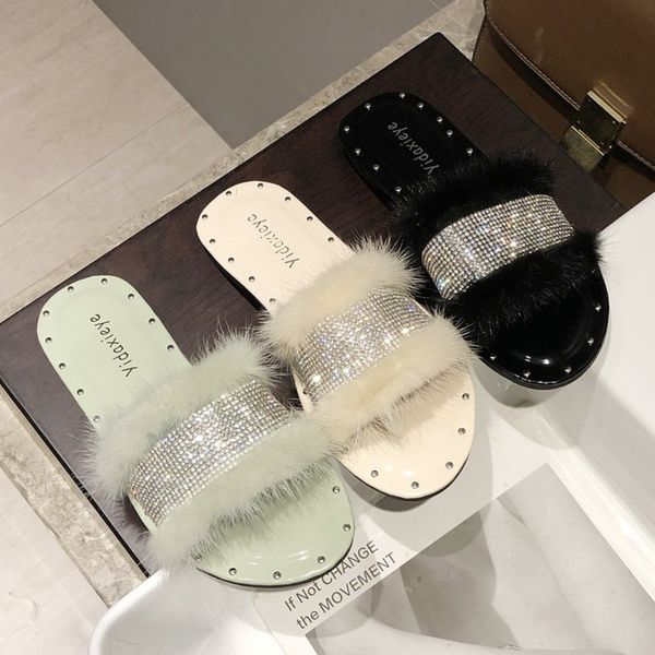 fur slides for women shoes flat slippers 2019 autumn furry flip flops ladies fluffy outside beach female shoes woman slipper, Black
fur slides for women shoes flat slippers 2019 autumn furry flip flops ladies fluffy outside beach female shoes woman slipper, Black