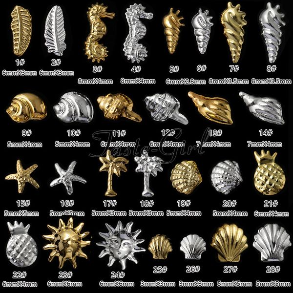 100pcs ocean seashell starfish feather 3d metal gold silver nail art decoration tips diy manicure metallic studs rivets, Silver;gold
100pcs ocean seashell starfish feather 3d metal gold silver nail art decoration tips diy manicure metallic studs rivets, Silver;gold