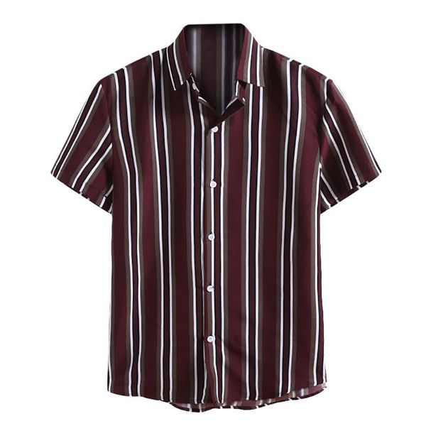 men's casual shirts shirt men summer short sleeve 2021 striped loose blouse beach slim fit clothing camisas, White;black
men's casual shirts shirt men summer short sleeve 2021 striped loose blouse beach slim fit clothing camisas, White;black