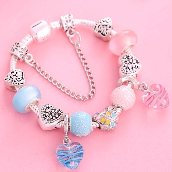 togory vintage colorful love heart pendant charm bracelet for women fits fine bracelets diy jewelry accessories gift 2019 new, Golden;silver
togory vintage colorful love heart pendant charm bracelet for women fits fine bracelets diy jewelry accessories gift 2019 new, Golden;silver