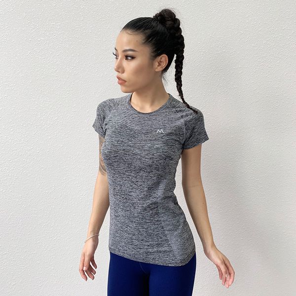 for fitness tight booties round neck quick dry fitness sports running training women's sports t-shirt yoga sportswear women, White;red
for fitness tight booties round neck quick dry fitness sports running training women's sports t-shirt yoga sportswear women, White;red