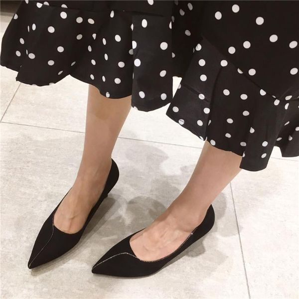 sarairis 2020 new fashion flock thin high heels concise pumps woman shoes pointed toe slip-on office lady shoes women pumps, Black
sarairis 2020 new fashion flock thin high heels concise pumps woman shoes pointed toe slip-on office lady shoes women pumps, Black