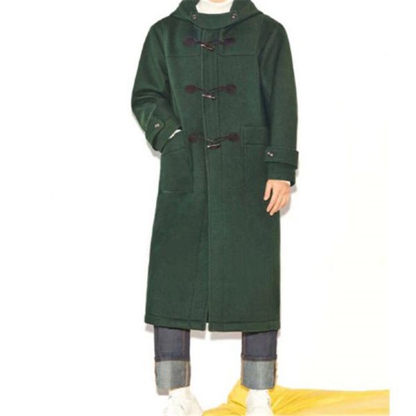 new kpop winter green elegant wool blend women korean fashion green long coats vintage minimalist woolen overcoat outwear, Black
new kpop winter green elegant wool blend women korean fashion green long coats vintage minimalist woolen overcoat outwear, Black