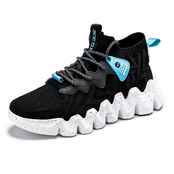 new fashion big size men's trend corrugated bottom sneakers breathable casual shoes male light comfortable sapatos masculinos, Black
new fashion big size men's trend corrugated bottom sneakers breathable casual shoes male light comfortable sapatos masculinos, Black