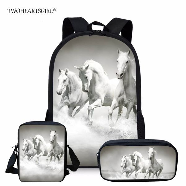 3pcs/set 3d crazy horse print school backpack set for teenager girls boys cool high school children kids bagpack child bookbags
3pcs/set 3d crazy horse print school backpack set for teenager girls boys cool high school children kids bagpack child bookbags
