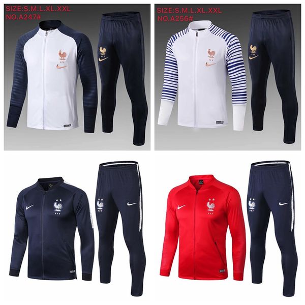 2 star 2019-2020 franch soccer tracksuit payet pogba track suits jacket 2018 19 griezmann chandal training suits, Gray;blue
2 star 2019-2020 franch soccer tracksuit payet pogba track suits jacket 2018 19 griezmann chandal training suits, Gray;blue