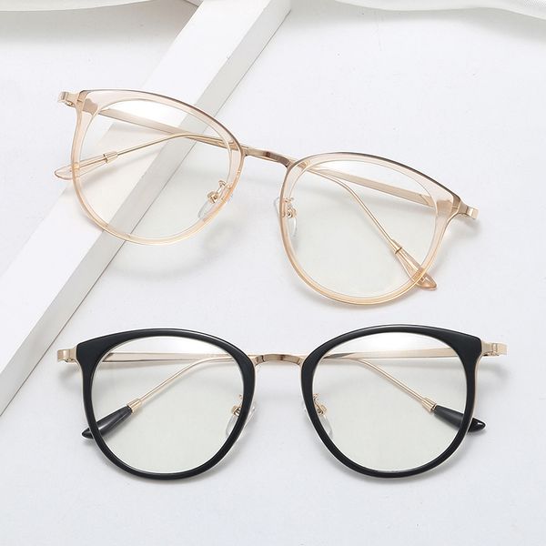imwete vintage anti blue light eyeglasses women transparent glasses frame men metal big frames clear spectacles mirror eyewear, Black
imwete vintage anti blue light eyeglasses women transparent glasses frame men metal big frames clear spectacles mirror eyewear, Black